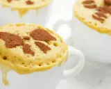 Deliciosos mug cakes recién hechos, perfectos para un antojo rápido. El mug cake fit ideal para cualquier momento.