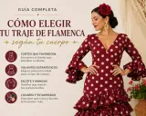 Guía para elegir tipos de trajes de flamenca según tu cuerpo: cortes, volantes, escote, mangas, colores y estampados.