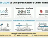 Guía para correr y andar a intervalos. Muestra el método CACO, sus beneficios, estructura de sesión y recomendaciones para principiantes.